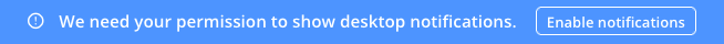 Mattermost v9.10부터 알림을 활성화하라는 메시지가 표시됩니다.