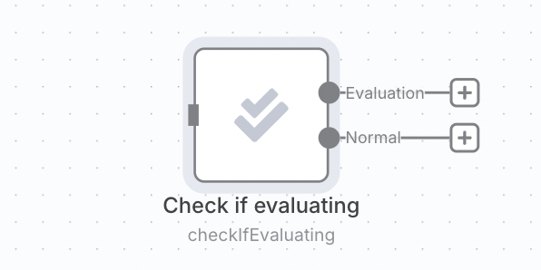 Check if evaluating 노드